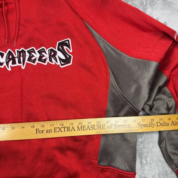 Vintage Tampa Bay Buccaneers Fleece Hoodie NFL Reebok Pullover Y2K Embroidered - Picture 12 of 13